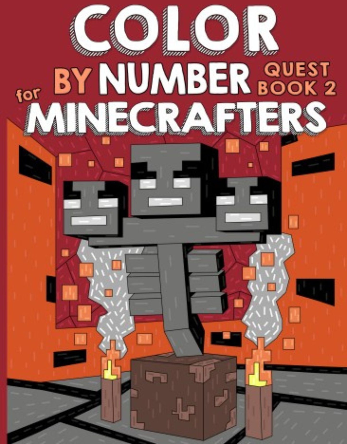Color by Number Quest for Minecrafters Book 2: Mine and Color